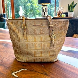 Brahmin Purse - Asher Tote-Champagne Orinoco